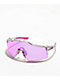 100% Speedcraft SL Polished Translucent Grey & Purple Sunglasses - Thumbnail image 1 of 4