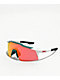 100% x Bora - hansgrohe Speedcraft SL Team Gloss Metallic & Matte White Sunglasses - Thumbnail image 1 of 2