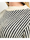 24COLOURS Ribbed White & Black Striped Sweater - Thumbnail image 3 of 4