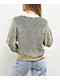 24COLOURS Ribbed White & Black Striped Sweater - Thumbnail image 2 of 4