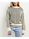 24COLOURS Ribbed White & Black Striped Sweater - Thumbnail image 1 of 4