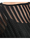 24COLOURS Sheer Striped Black Long Sleeve Top - Thumbnail image 4 of 5