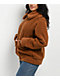 24COLOURS Sherpa Brown Zip Jacket - Thumbnail image 4 of 6