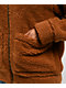 24COLOURS Sherpa Brown Zip Jacket - Thumbnail image 6 of 6