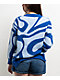 24COLOURS Swirl Blue Sweater - Thumbnail image 2 of 4