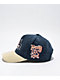 26 Red Black Cat Corduroy Blue & Cream Snapback Hat - Thumbnail image 3 of 4