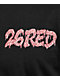 26 Red Drip Cat Black T-Shirt - Thumbnail image 3 of 3