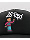 26 Red Graffiti Cat Black Trucker Hat - Thumbnail image 3 of 4