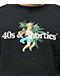 40s & Shorties Angel Plant Black Crewneck Sweatshirt - Thumbnail image 2 of 4