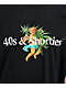 40s & Shorties Angel Plant Black T-Shirt - Thumbnail image 2 of 3