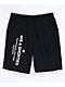 40s & Shorties General Logo Black & White Sweat Shorts - Thumbnail image 1 of 5
