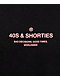 40s & Shorties General camiseta en negro y rosa