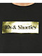 40s & Shorties Gold Box Camiseta negra