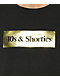 40s & Shorties Gold Box Logo Black T-Shirt - Thumbnail image 2 of 2