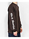 40s & Shorties Text Logo Brown Long Sleeve T-Shirt - Thumbnail image 3 of 3