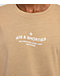 40s & Shorties Wavy General Khaki Boxy T-Shirt - Thumbnail image 3 of 4