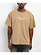 40s & Shorties Wavy General Khaki Boxy T-Shirt - Thumbnail image 1 of 4