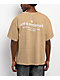 40s & Shorties Wavy General Khaki Boxy T-Shirt - Thumbnail image 2 of 4