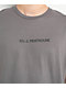 40s & Shorties x Penthouse Co-Branded Charcoal T-Shirt - Thumbnail image 4 of 4
