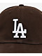 47 Brand Clean Up Los Angeles Dodgers Dark Brown Wash Strapback Hat - Thumbnail image 3 of 3