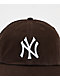 47 Brand Clean Up New York Yankees Dark Brown Wash Strapback Hat - Thumbnail image 3 of 3