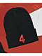 4Hunnid 4 Logo Black Beanie