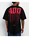 4Hunnid 400 Drip Black Wash T-Shirt - Thumbnail image 1 of 3