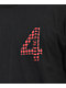 4Hunnid Buffalo Plaid Black T-Shirt - Thumbnail image 3 of 3