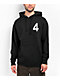 4Hunnid Chrome Roses Black Hoodie - Thumbnail image 2 of 3
