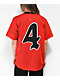 4Hunnid Homerun Red Baseball Jersey - Thumbnail image 2 of 6