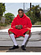 4Hunnid Komfort Kollection Red Pigment Dye Hoodie - Thumbnail image 1 of 9