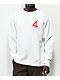 4Hunnid Logo White Crewneck Sweatshirt - Thumbnail image 2 of 3