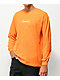 4Hunnid Logo camiseta de manga larga naranja
