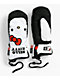 686 x Hello Kitty Revel White Snowboard Mittens - Thumbnail image 1 of 2