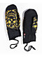 686 x Lurking Class By Sketchy Tank Primer Black & Orange Snowboard Mittens 2023 - Thumbnail image 2 of 2