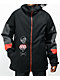 686 x Sketchy Tank Static chaqueta de Snowboard 10k negra y roja