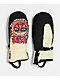 686 x Sublime Women's Revel Yellow Tie Dye 10K Snowboard Mittens - Thumbnail image 3 of 3
