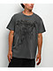 8THWNDR Sigil Angel Black Wash T-Shirt - Thumbnail image 1 of 2