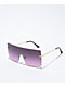 90's Frame Purple Gradient Sunglasses - Thumbnail image 1 of 2