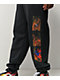 999 Club by Juice WRLD Anime Club Black Sweat Pants - Thumbnail image 2 of 4