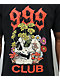 999 Club by Juice WRLD Skull Garden Black T-Shirt