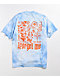 999 Club by Juice WRLD Tarot camiseta tie dye azul y blanca