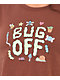 A-Lab Ballina Bug Off Brown Crop T-Shirt