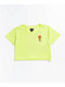 A-Lab Ballina Lime Crop T-Shirt - Thumbnail image 2 of 3