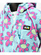 A-Lab Dazer Flower Blue Hooded Fleece Zip Jacket - Thumbnail image 3 of 7