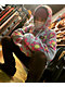 A-Lab Dazer Flower Blue Hooded Fleece Zip Jacket - Thumbnail image 5 of 7