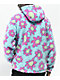 A-Lab Dazer Flower Blue Hooded Fleece Zip Jacket - Thumbnail image 2 of 7