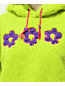A-Lab Dorothy Flower Green & Purple Tech Fleece Hoodie - Thumbnail image 2 of 4