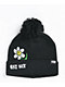 A-Lab Eat Dirt Black Pom Beanie - Thumbnail image 1 of 2