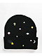 A-Lab Ellison Space Embroider Black Beanie